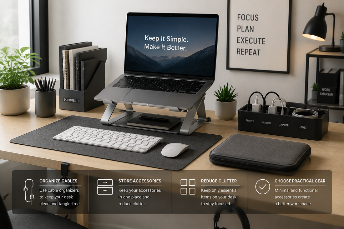 Simple Desk Organization Tips for a Cleaner Workspace