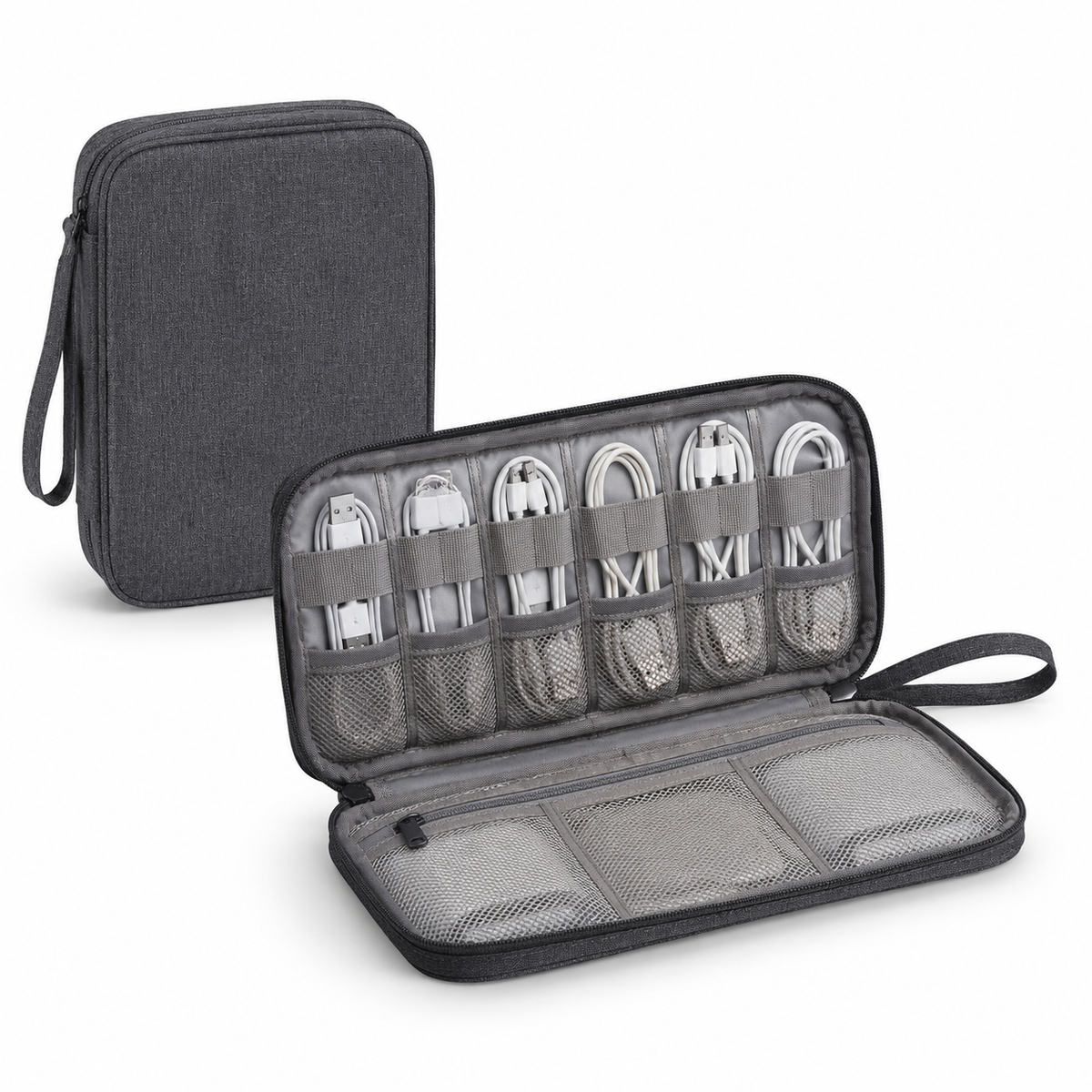 RouteFold Tech Accessory Organizer – white background product view