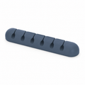 CableNest Seven-Slot Silicone Cable Organizer – white background product view