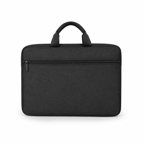CarryShield Water-Resistant Laptop Sleeve with Carry Handles – white background product view