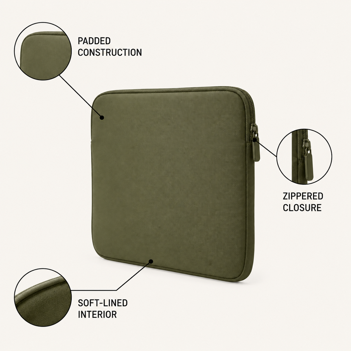 EdgeGuard Padded Tablet Sleeve – feature view