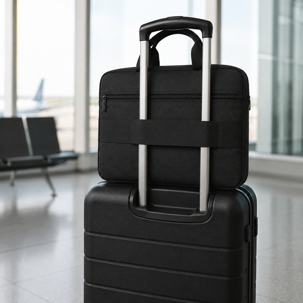 CarryShield Water-Resistant Laptop Sleeve with Carry Handles – feature view