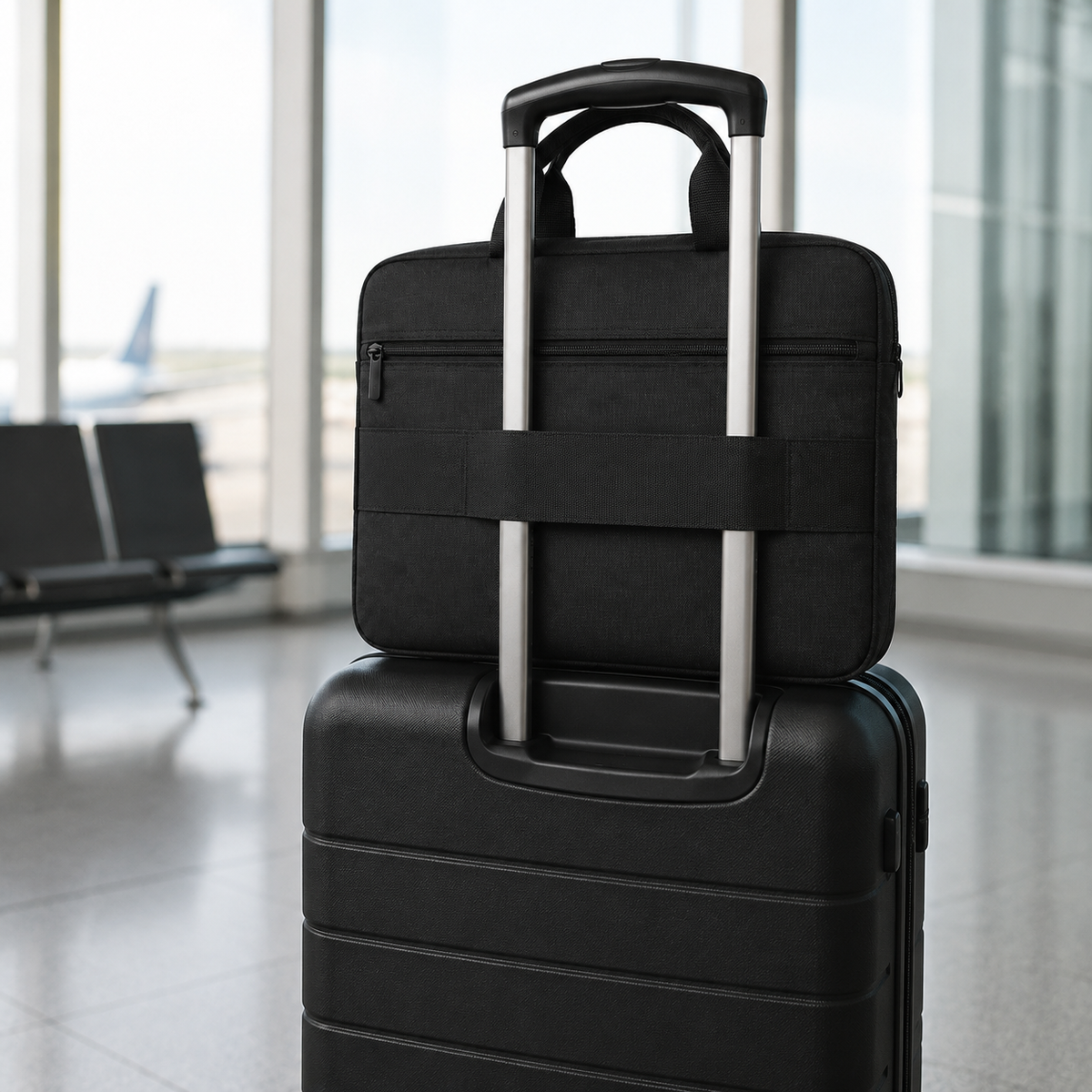 CarryShield Water-Resistant Laptop Sleeve with Carry Handles – feature view