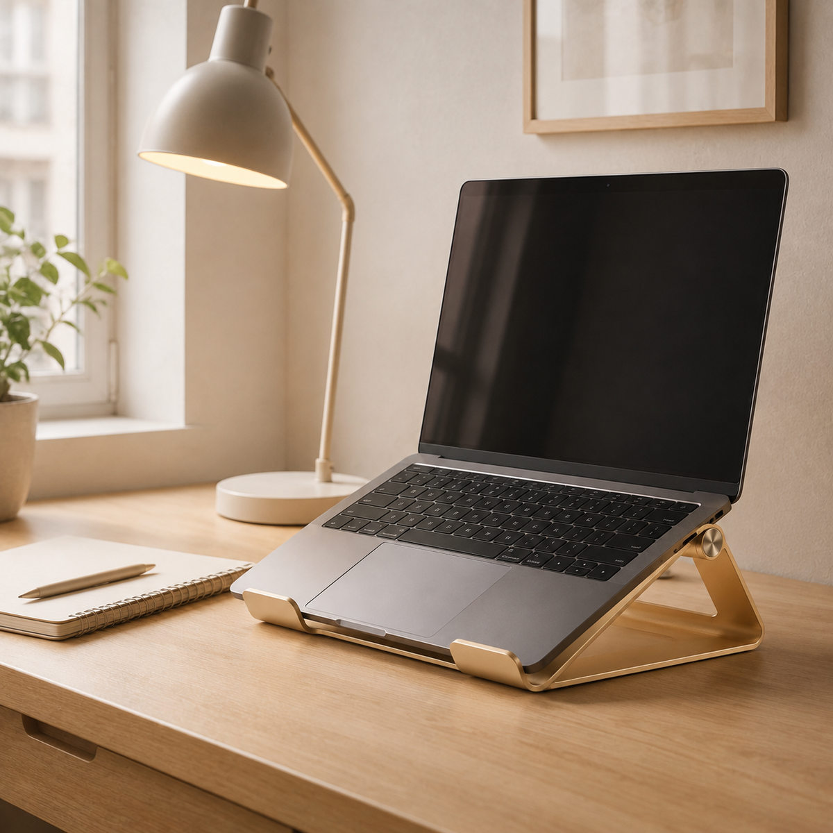 FoldRest Compact Aluminum Laptop Stand – feature view