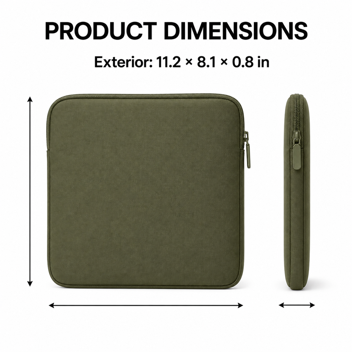 EdgeGuard Padded Tablet Sleeve – size and fit view