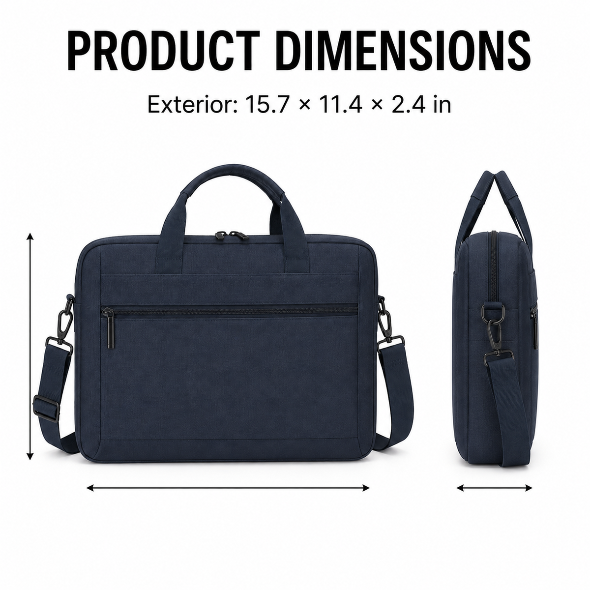 CommuteCore Laptop Carry Case – size and fit view