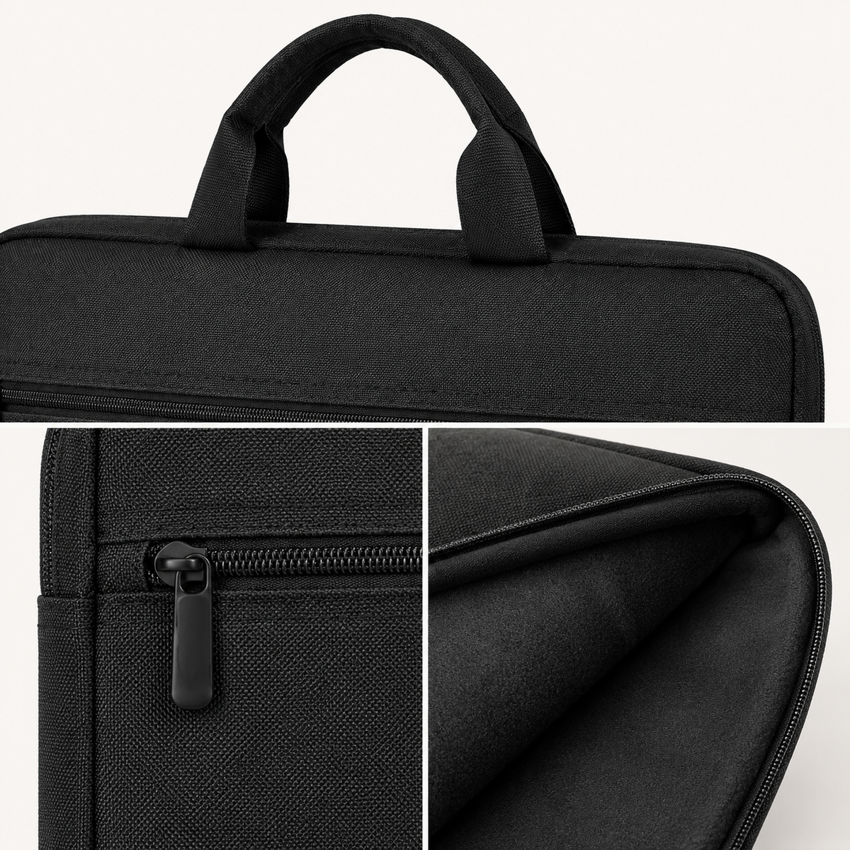 CarryShield Water-Resistant Laptop Sleeve with Carry Handles – detail view