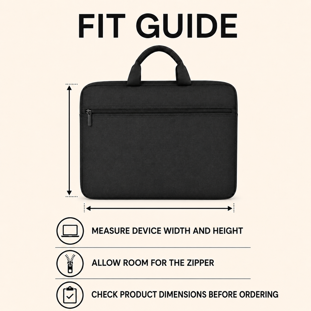 CarryShield Water-Resistant Laptop Sleeve with Carry Handles – usage and fit guide